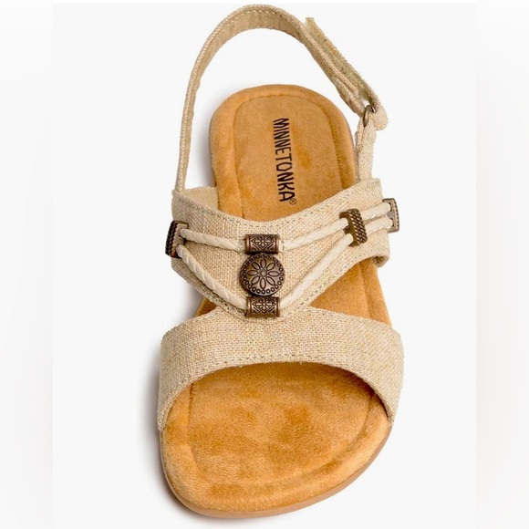 Minnetonka Women's Silvie Slingback Sandals |Size 8W - Picture 5 of 12